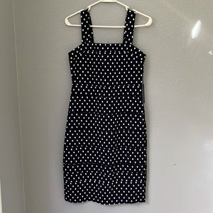 **NEW** Navy blue with white polka dots dress/Tommy Hilfiger/Size 6